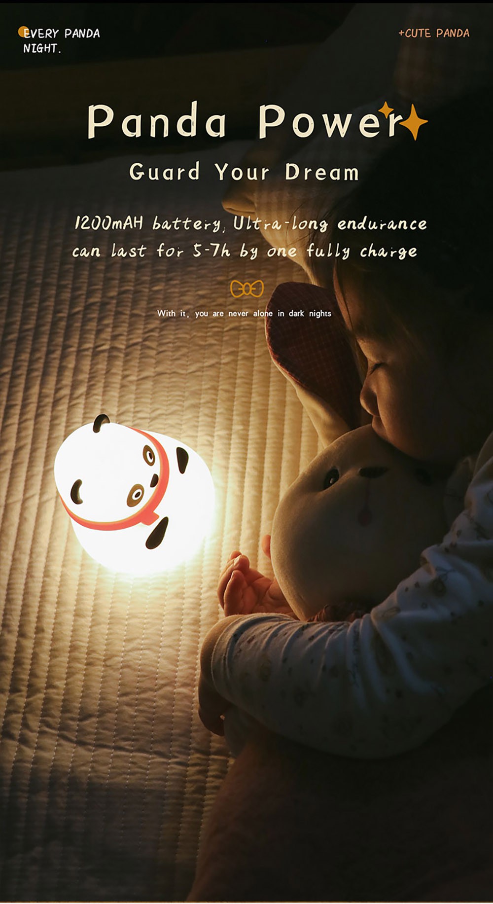 Panda Silicone Relaxing Night Light Panda Silicone Relaxing Night Light